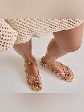 Dolce Vita Gold Sandals